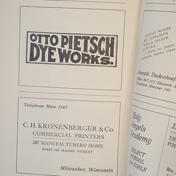 Rare 1913 first edition  Vintage Cookbook Marquette Woman league Wisconsin - Picture 9 of 12